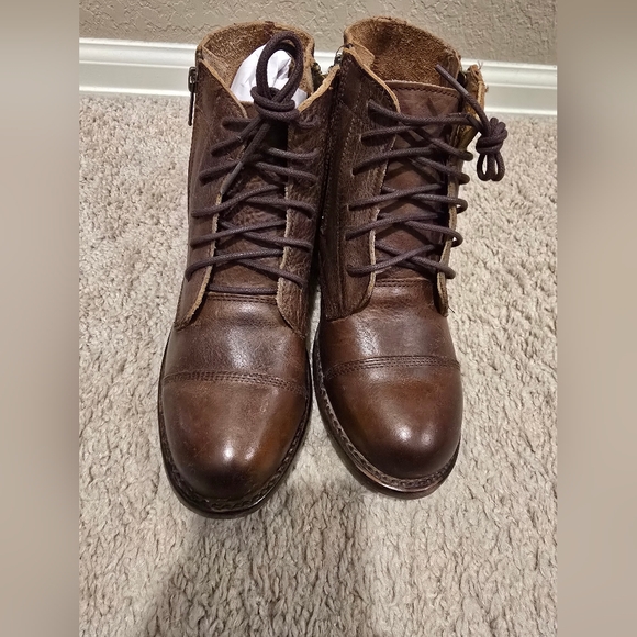 Freebird by Steven Shoes - Freebird by Steven Dark Brown Lace-Up Ankle Boots